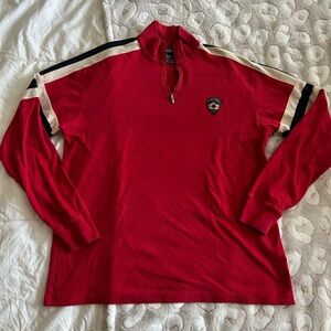 Polo by Ralph Lauren Red Pullover with Emblem